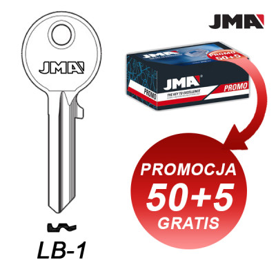 JMA 025 - klucz surowy - LB-1 - pakiet 55 sztuk