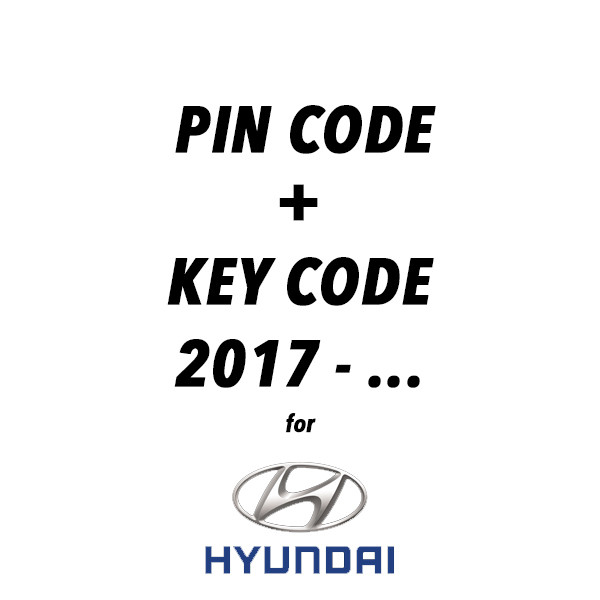 Kod pin i kod klucza do Hyundai od 2017 r.