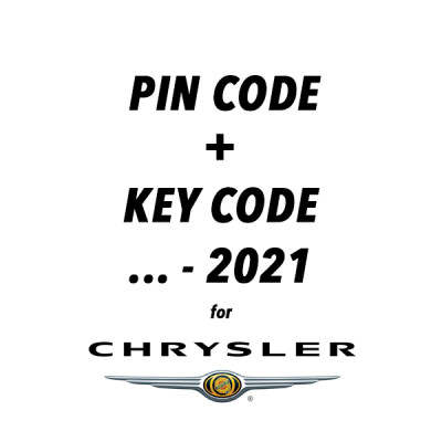Kod pin i kod klucza do Chrysler do 2021 r.