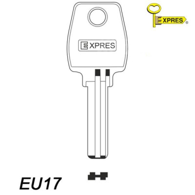 Expres 086 - klucz surowy mosiężny - EU17