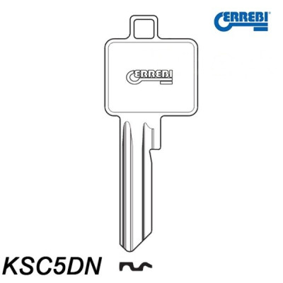 Errebi 017 - klucz surowy - KSC5DN