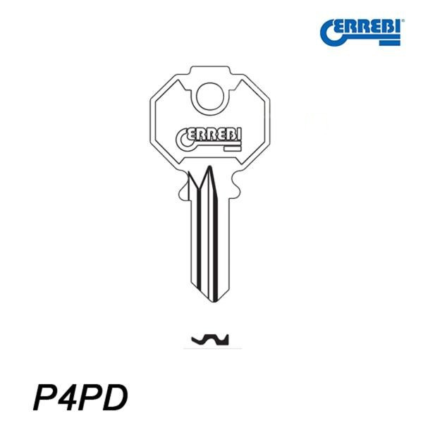 Errebi 087 - klucz surowy - P4PD