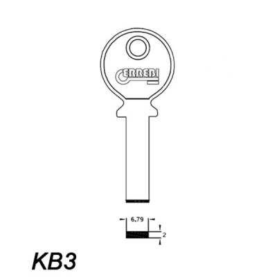 Errebi 089 - klucz surowy - KB3