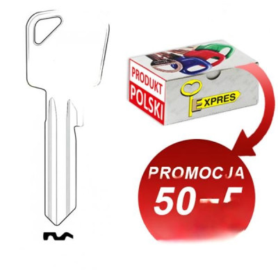 Expres 517 - klucz surowy stalowy - AD150 - pakiet 55 sztuk