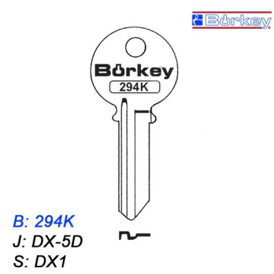 KMB004 - klucz surowy - Borkey 294K