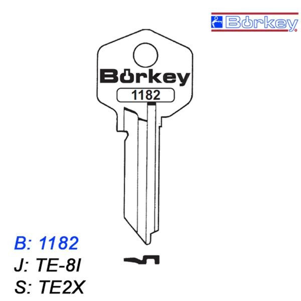 KMB014 - klucz surowy - Borkey 1182