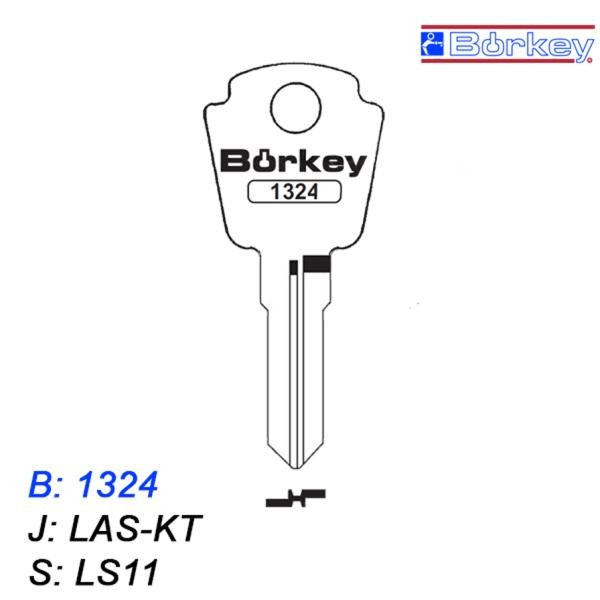 KMB015 - klucz surowy - Borkey 1324