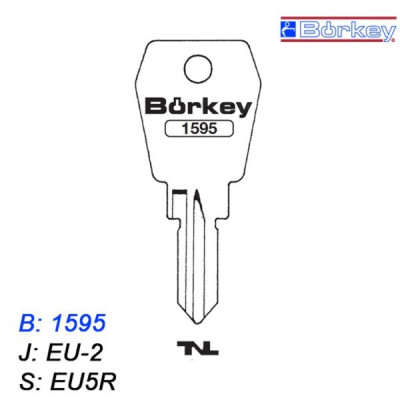 KMB023 - klucz surowy - Borkey 1595
