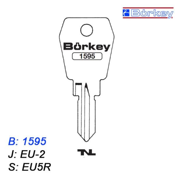 KMB023 - klucz surowy - Borkey 1595