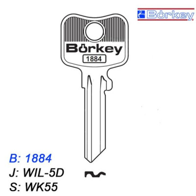 KMB037 - klucz surowy - Borkey 1884