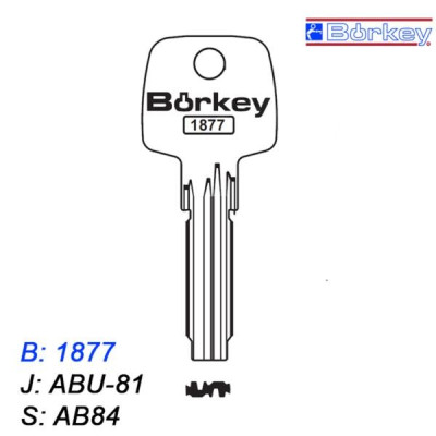 KMB036 - klucz surowy - Borkey 1877