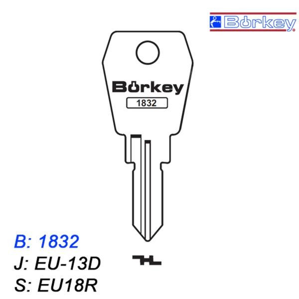 KMB034 - klucz surowy - Borkey 1832