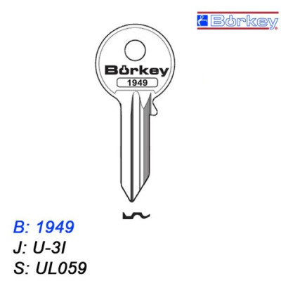 KMB045 - klucz surowy - Borkey 1949