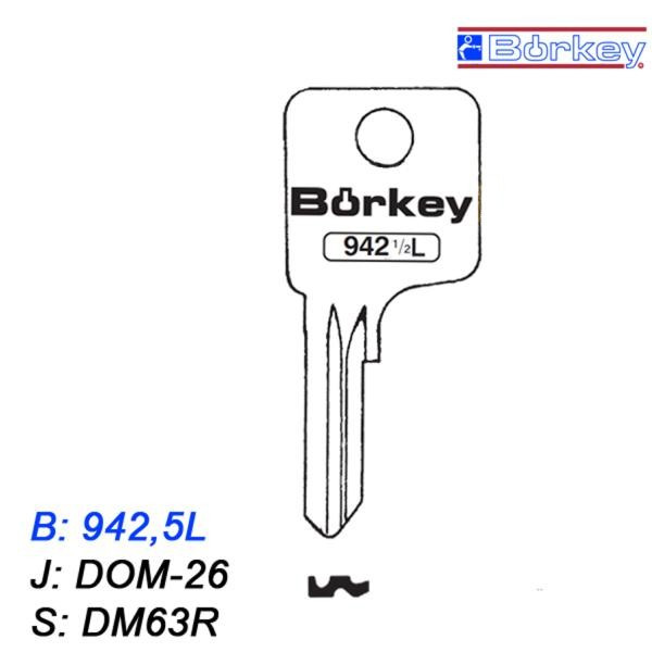KMB051 - klucz surowy - Borkey 942,5L