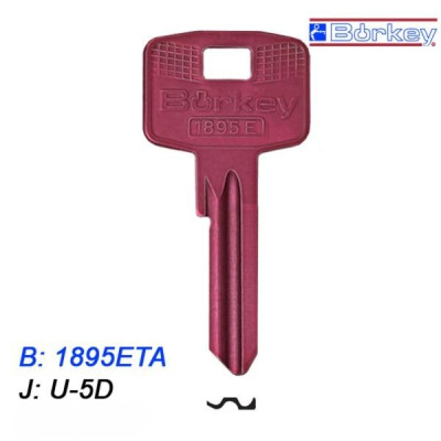 KMB063 - klucz surowy - Borkey 1895ETA