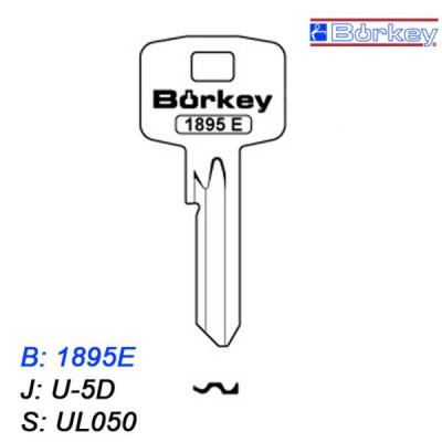KMB069 - klucz surowy - Borkey 1895E