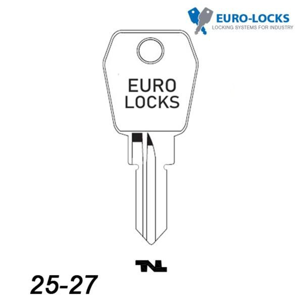 Mieszkaniowy 140 - klucz surowy - Euro-Locks serii 25-27