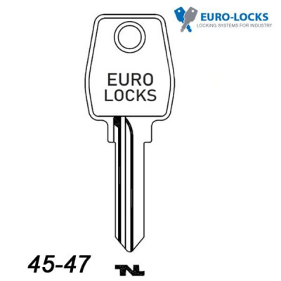 Mieszkaniowy 142 - klucz surowy - Euro-Locks serii 45-47