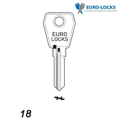 Mieszkaniowy 144 - klucz surowy - Euro-Locks serii 18