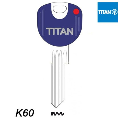 Mieszkaniowy 169 - klucz surowy mosiężny - Titan K6P