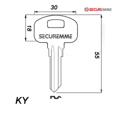Mieszkaniowy 173 - klucz surowy - Securemme OCKYXNISBOZ