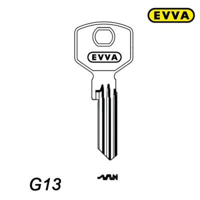 Mieszkaniowy 223 - klucz surowy - EVVA G13