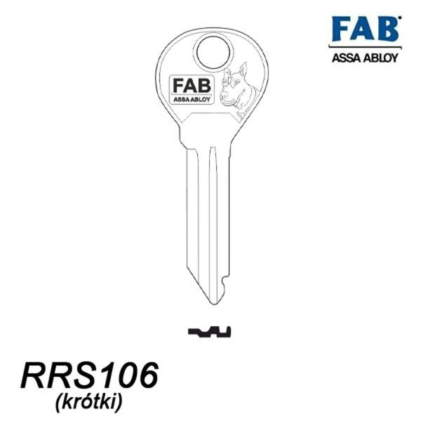 Mieszkaniowy 231 - klucz surowy - FAB RRS106 krótki