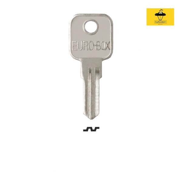Mieszkaniowy 237 - klucz surowy - Euro-Box do zamka Q004