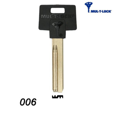 Mul-T-Lock 006 - klucz surowy