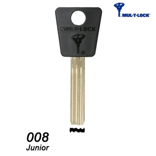 Mul-T-Lock 008 Junior - klucz surowy
