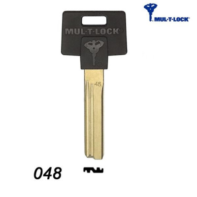 Mul-T-Lock 048 - klucz surowy