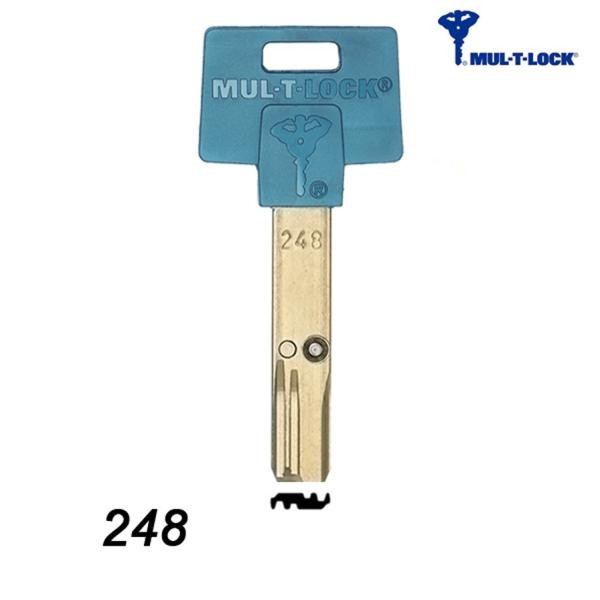 Mul-T-Lock 248+ MTL600 - klucz surowy