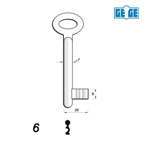 Numerowany GE-GE / LOB 06 - klucz surowy