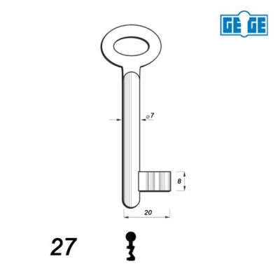 Numerowany GE-GE / LOB 27 - klucz surowy