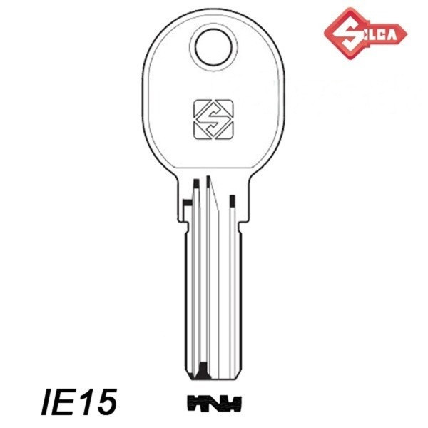 Silca 011 - klucz surowy - IE15