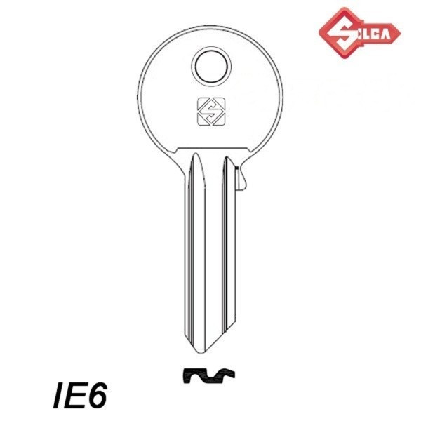 Silca 012 - klucz surowy - IE6