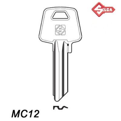 Silca 016 - klucz surowy - MC12
