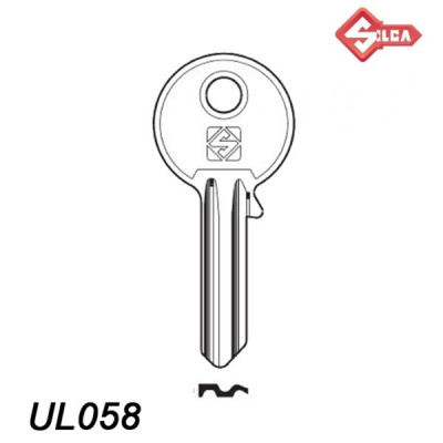 Silca 027 - klucz surowy - UL058