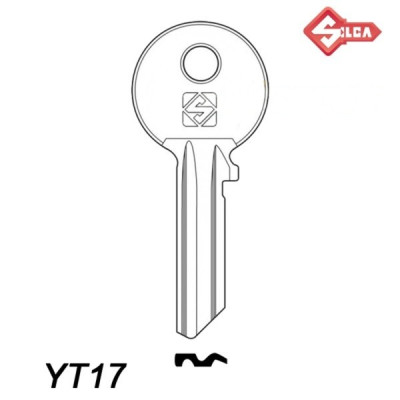 Silca 036 - klucz surowy - YT17