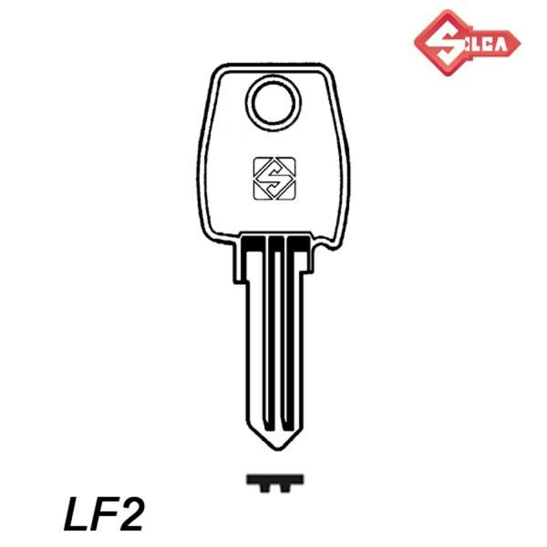Silca 038 - klucz surowy - LF2