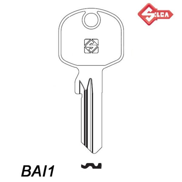 Silca 040 - klucz surowy - BAI1