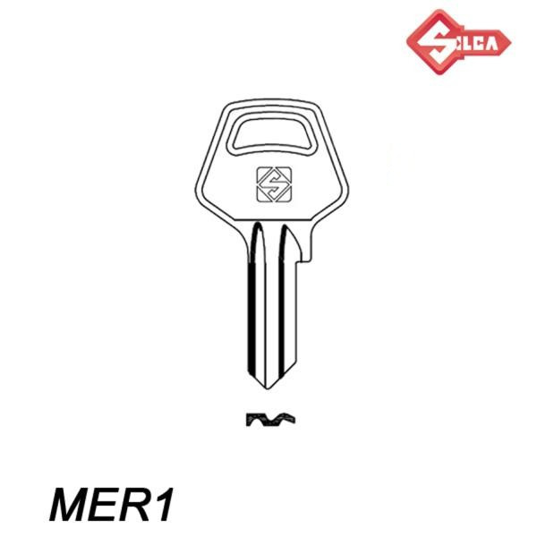 Silca 066 - klucz surowy - MER1