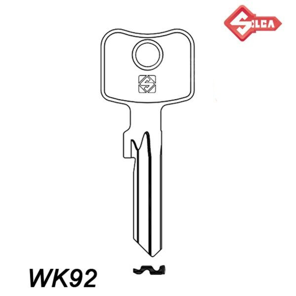 Silca 074 - klucz surowy - WK92