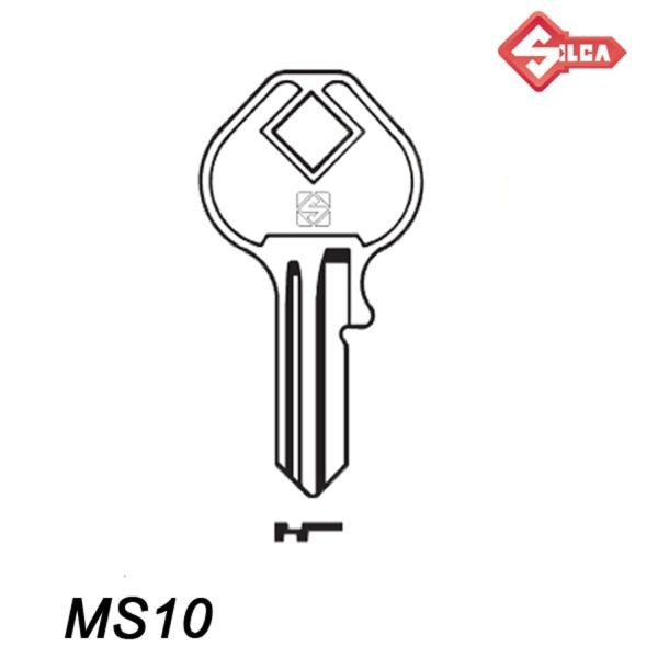 Silca 080 - klucz surowy - MS10