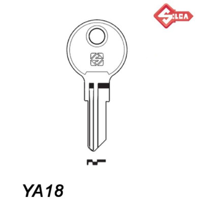 Silca 081 - klucz surowy - YA18