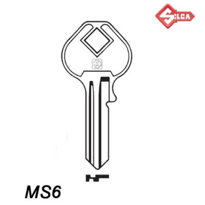 Silca 082 - klucz surowy - MS6