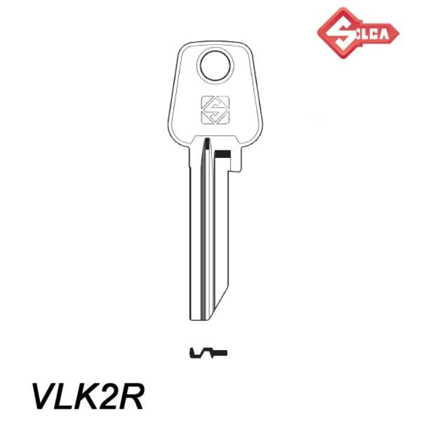 Silca 090 - klucz surowy - VLK2R