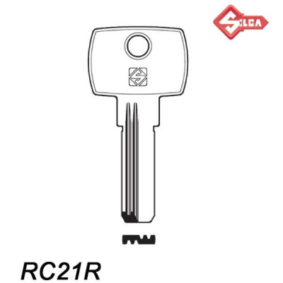 Silca 097 - klucz surowy mosiężny - RC21R