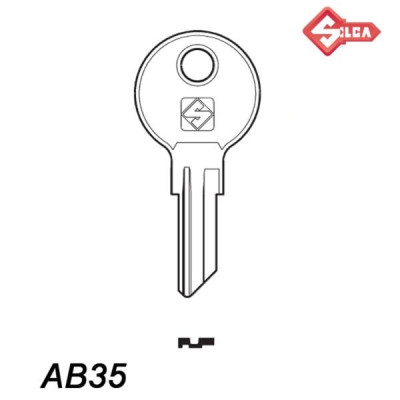 Silca 102 - klucz surowy - AB35