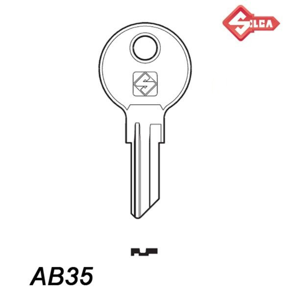 Silca 102 - klucz surowy - AB35